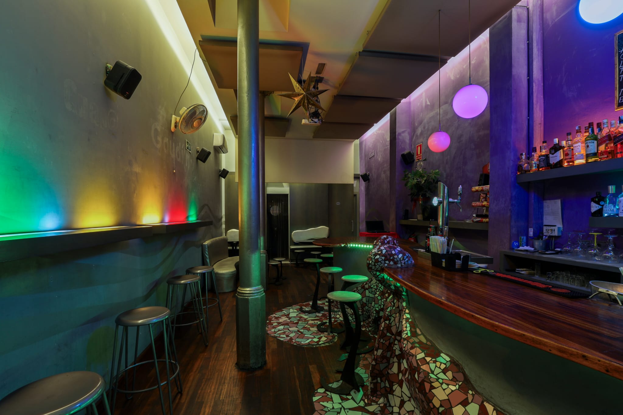 Alquiler de local para fiestas privadas y despedidas en Barcelona, local Muntaner